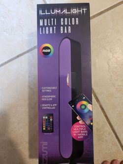Multi color light bar