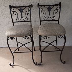 Set Of Two Bar Stools 