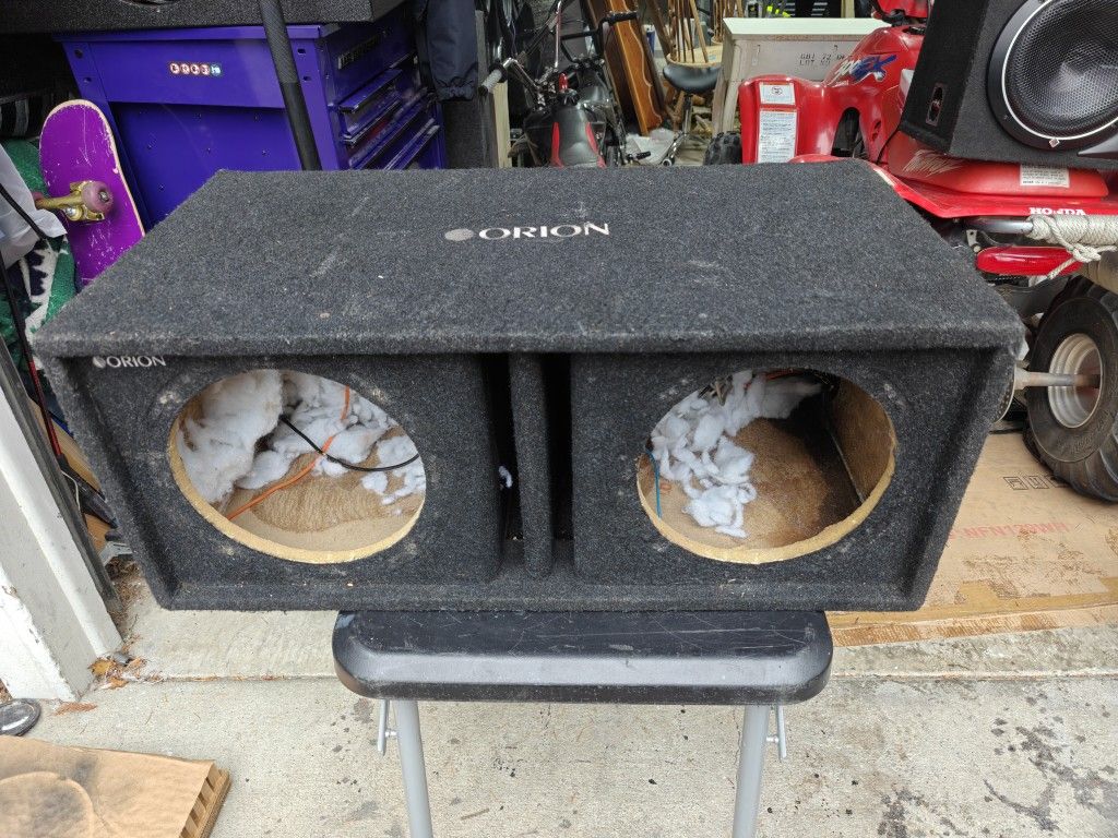 Orion Dual 10" Subwoofer Box