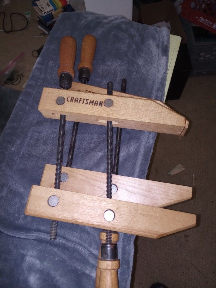 Set Of Craftsman Wood Clamps