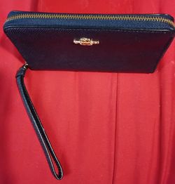 Blue Coach Wallet