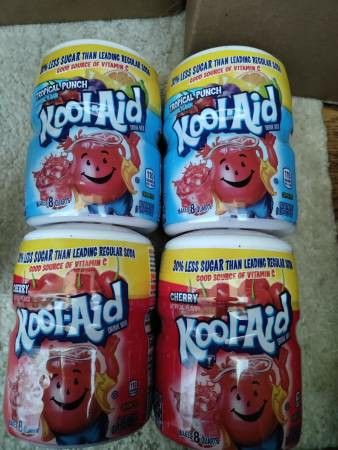 Koolaid Powdered Drinks! Tropical or Cherry Flavor!Â