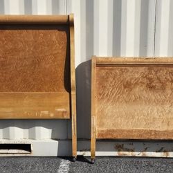 Antique Full Size Head Board & Footboard 