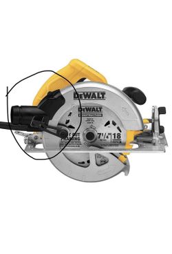 DEWALT DCS565 20-Volt MAX 6-1/2 in. Circular Saw Dust Port