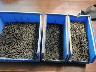 Thousands of self tapping screws