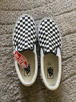 Vans Black And White Checkerboard Mens 11.5