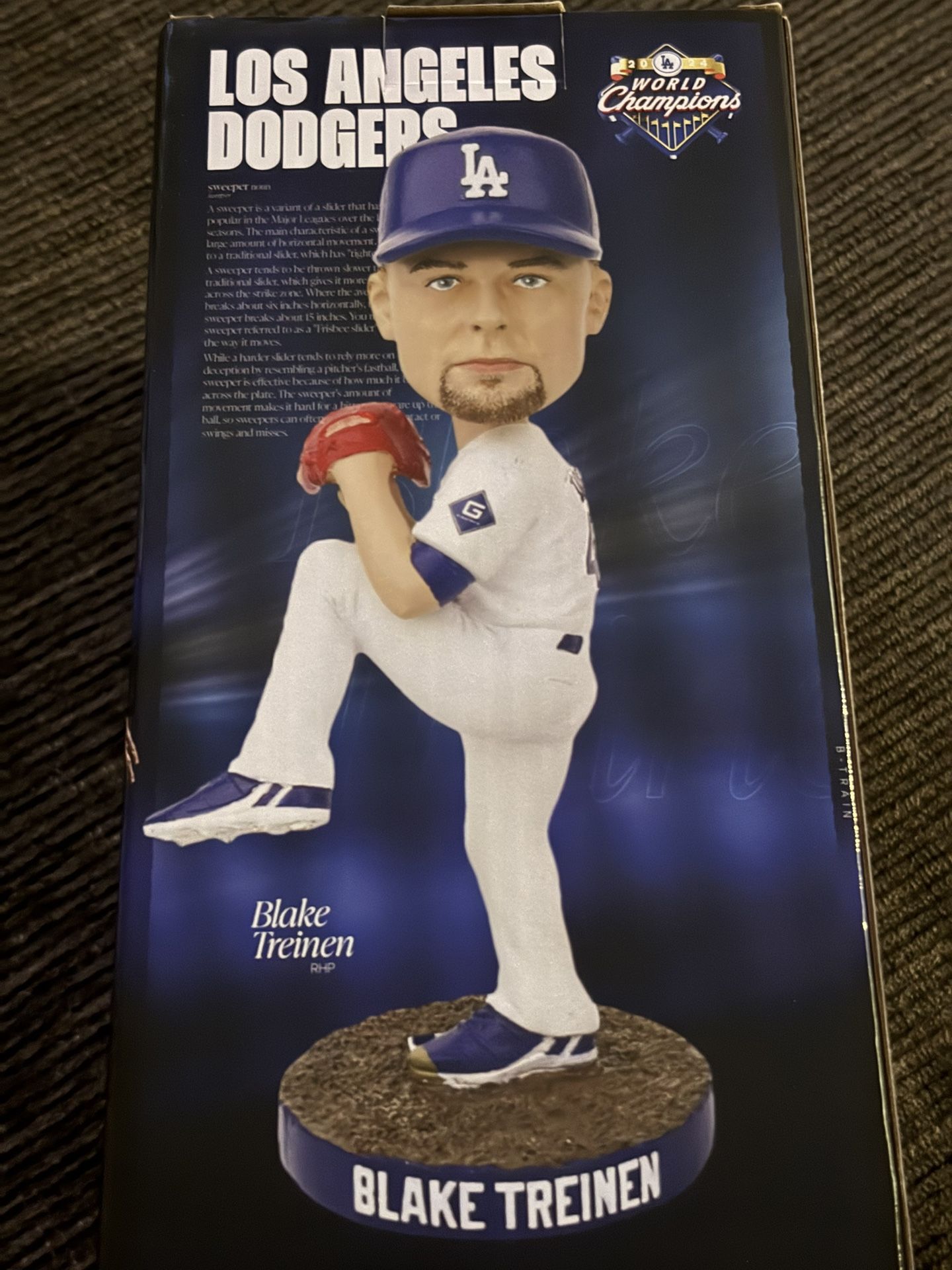 Blake Treinen Los Angeles Dodgers ボブルヘッド Dodgers Blake Treinen Bobblehead
