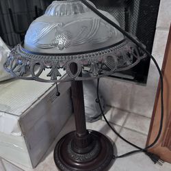 Glass Topped Ornamental  Lamp