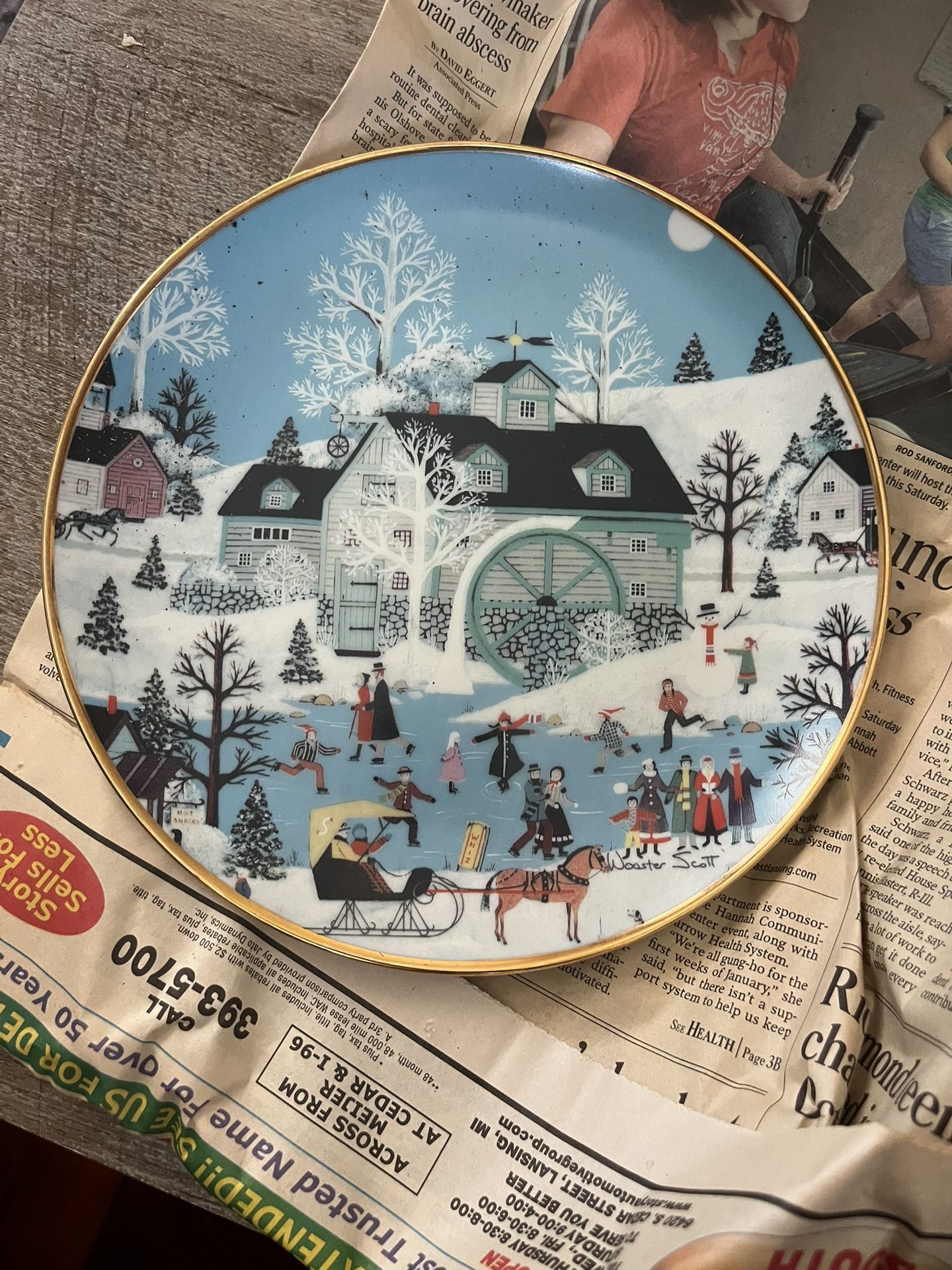 Moonlight Gathering Decorative Plate