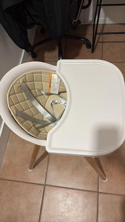 Baby High Chair with Tray and Cushion