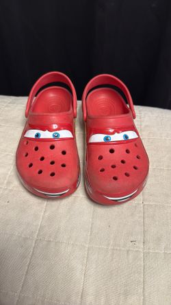 Lightning Mcqueen Crocs Size 5men 7 Women