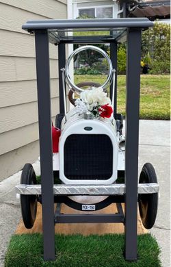Pedal car side table