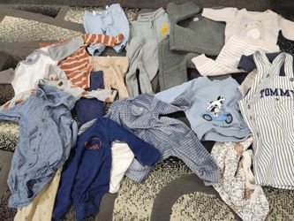 Free baby boy clothes 0-6 months