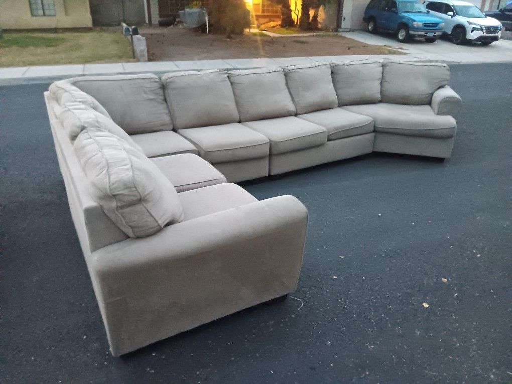 5 Piece Sectional Brown Sofa Couch DELIVERY AVAILABLE