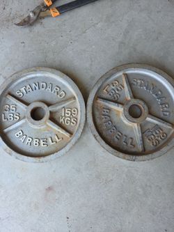 35lbs Olympic plates