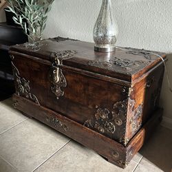 Beautiful Antique Chest with Matching Seperate Base Stand