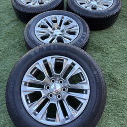 GMC Sierra Denali Rims OEM And Tires Wheels Tires 