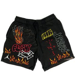 Travis Scott X Air Jordan MJ Fleece Shorts