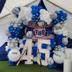 Dodgers Garland Ballons 