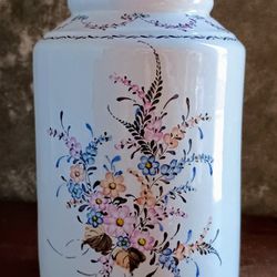Medium Sized Hand Painted Storage Container From Portugal