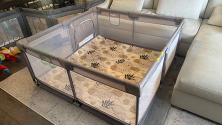 Baby Play Pen With Mat