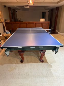 JOOLA Regulation Table Tennis / Pool Table Conversion Top (9x5) w/ Net