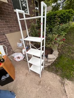 White shelf