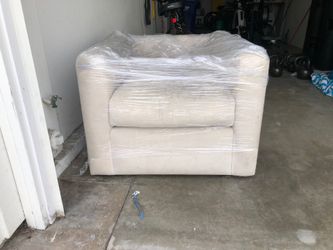 James Pearce arm chair beige suede