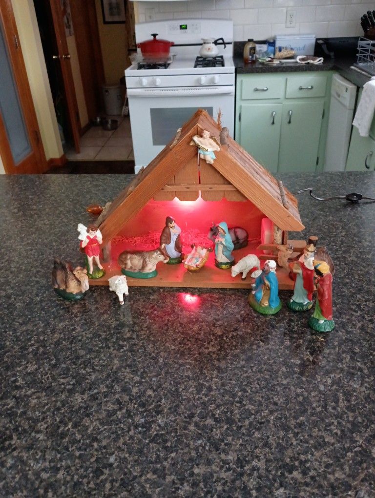 1950s Nativity Made In Japan
