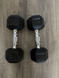 Rogue 15 lb dumbells