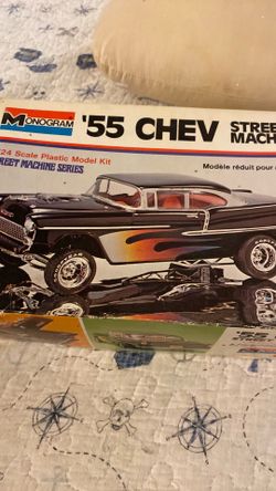 Monogram 1955 chev street machine model kit