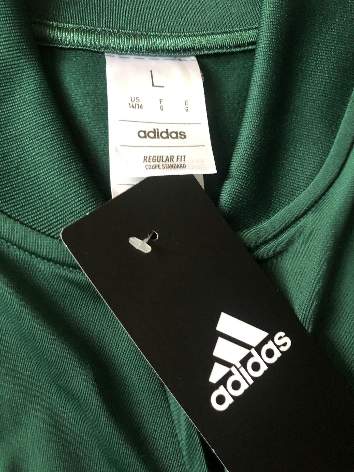NEW Boy’s L(14-16) Green Adidas Bomber Jacket