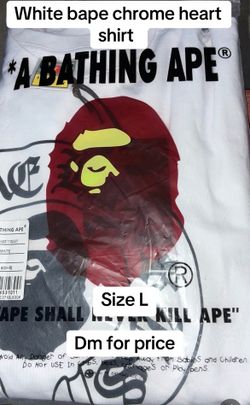 Bape chrome hearts shirt