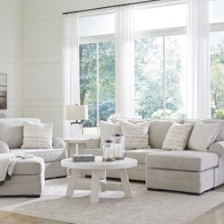 Eastonbridge - Shadow - 3 Pc. - Sofa Chaise, Chair And A Half, Ottoman 
