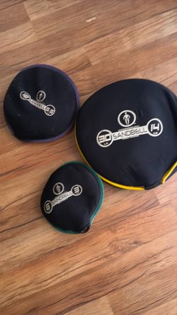 Hyperwear SandBell Weighted Sandbells Set – 6 lb, 12 lb & 30 lb Functional Fitness Weights