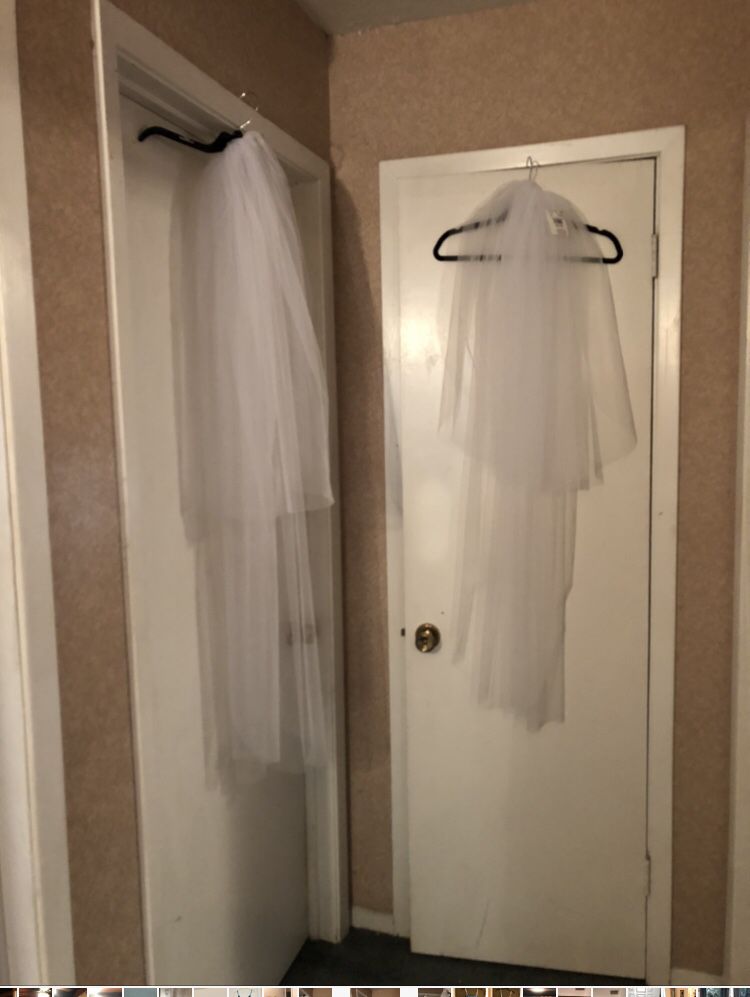 Wedding Dress Blusher Veil.