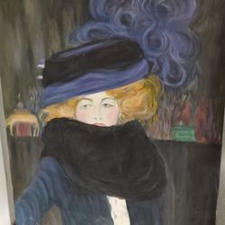 Hand-painted By Artist 21x24 Oil And Canvas