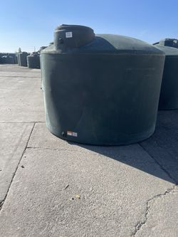 2500 gallon water tank. 