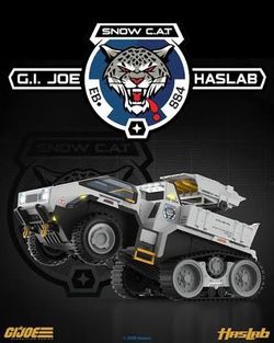 G.I. Joe Classified HasLab Snow C.A.T. Vehicle ONLY! NO Figures! NO Bivouac!