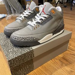 Nike Air Jordan 3 Retro Cool Grey (2021) Sz 10.5