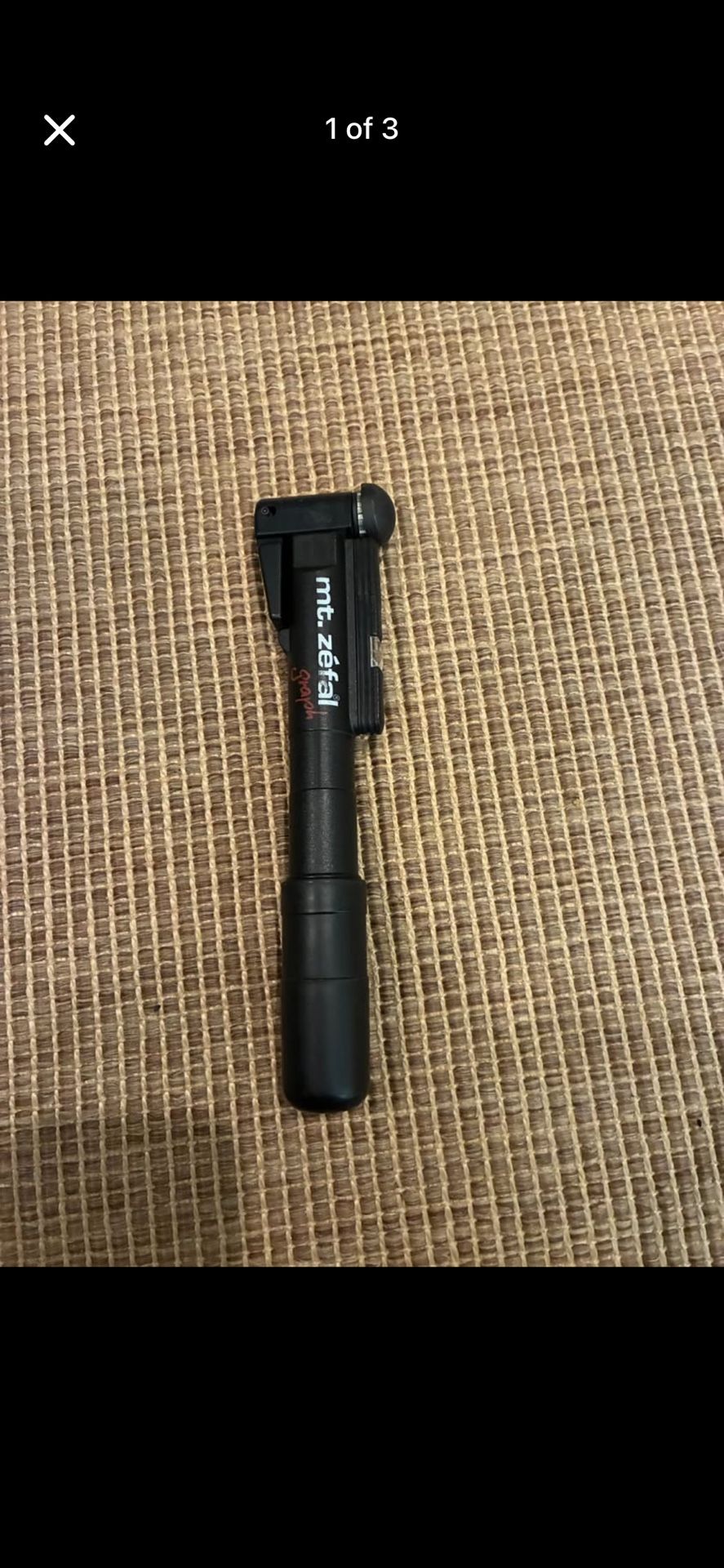 Mt Zefal Graph Compact Bicycle Pump – USED