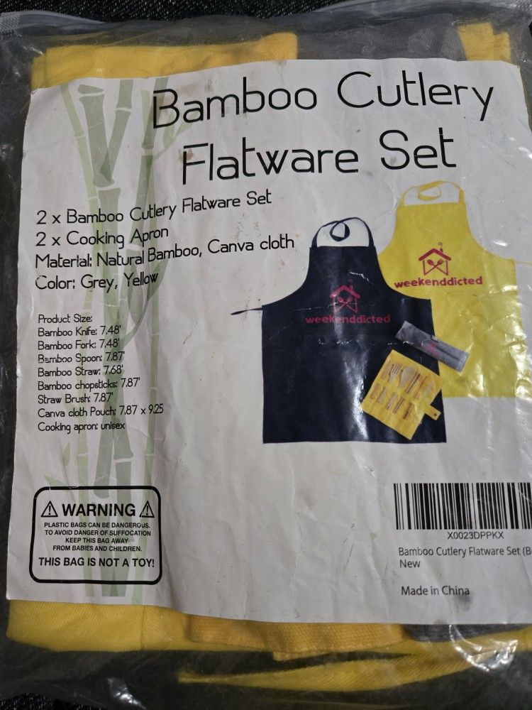 Bamboo Cutlery Flatware Set