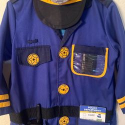 Melissa and Doug Police Outfit Size 4/5