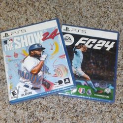 The Show MLB 24/ FC24 Sport Game Bundle 