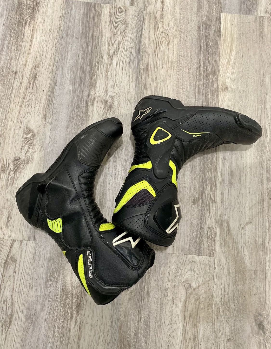 Alpinestars SMX-6 V2 Vented Motorcycle Riding Boots (Size: 45