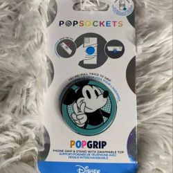 PopSockets PopGrip Phone Grip & Stand -  Disney Peace Out Mickey Retro