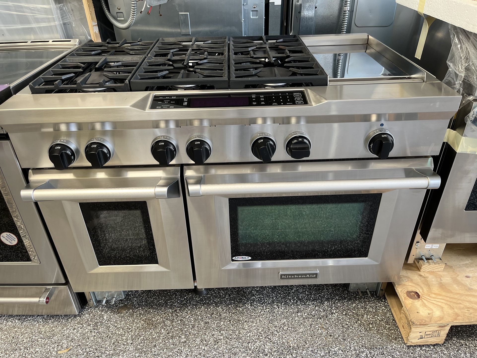 KitchenAid 48” Stainless Steel Dual Fuel Range