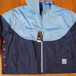 Women's Size Large Chicago Bulls Brand New Jacket Coat Windbreaker $100