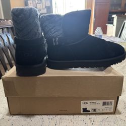 Ugg ADRIA BLACK WOMENS BOOTS 