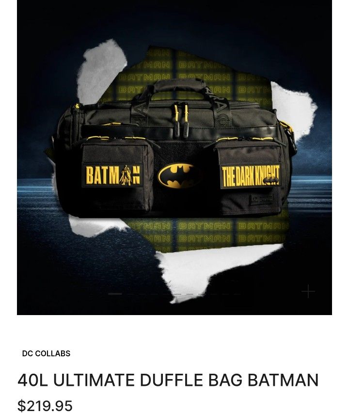 Wolfpak 40L Ultimate Duffle Bag Batman